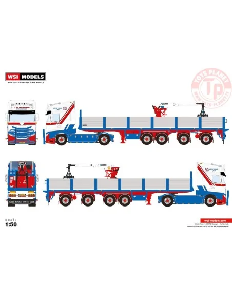 IVECO S-WAY AS HIGH 4X2 BRICK TRAILER - 4 AXLE J. TH. VAN DINTEREN WSI 01-4466 WSI MODELS IVECO S-WAY AS HIGH 4X2 BRICK TRAILER - 4 AXLE J. TH. VAN DINTEREN WSI 01-4466 WSI MODELS