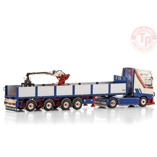 IVECO S-WAY AS HIGH 4X2 BRICK TRAILER - 4 AXLE J. TH. VAN DINTEREN WSI 01-4466 WSI MODELS