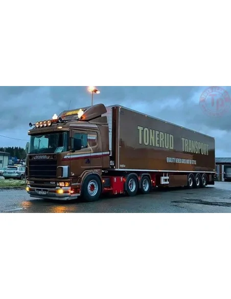 SCANIA 4 SERIES FLAT ROOF 6X2 TAG AXLE REEFER TRAILER - 3 AXLE TONERUD WSI 01-4396 WSI MODELS SCANIA 4 SERIES FLAT ROOF 6X2 TAG AXLE REEFER TRAILER - 3 AXLE TONERUD WSI 01-4396 WSI MODELS