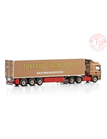 SCANIA 4 SERIES FLAT ROOF 6X2 TAG AXLE REEFER TRAILER - 3 AXLE TONERUD WSI 01-4396 WSI MODELS SCANIA 4 SERIES FLAT ROOF 6X2 TAG AXLE REEFER TRAILER - 3 AXLE TONERUD WSI 01-4396 WSI MODELS