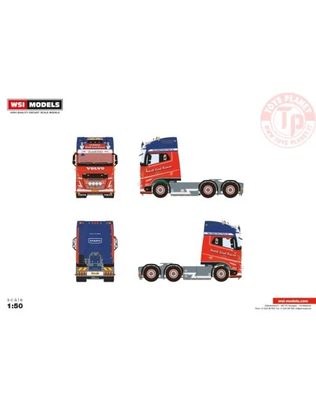 VOLVO FH5 GLOBETROTTER XL 6X2 TAG AXLE HENRIK LUND HANSEN WSI 01-4340 WSI MODELS