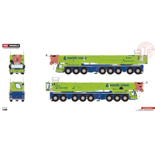 LIEBHERR LTM 1650-8.1 NORDIC CRANE KYNNINGSRUD WSI 51-2151 WSI MODELS
