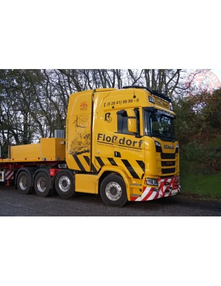 SCANIA S HIGHLINE CS20H 8X4 BALLAST TRAILER - 6 AXLE + 10FT CONTAINER FLOSSDORF WSI 01-4400 WSI MODELS SCANIA S HIGHLINE CS20H 8X4 BALLAST TRAILER - 6 AXLE + 10FT CONTAINER FLOSSDORF WSI 01-4400 WSI MODELS