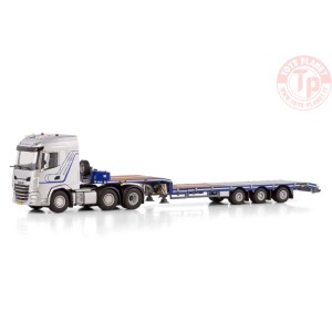DAF XG 6X2 TWIN STEER SEMI LOW LOADER - 3 AXLE MULDER MONTAGE WSI 01-4405 WSI MODELS
