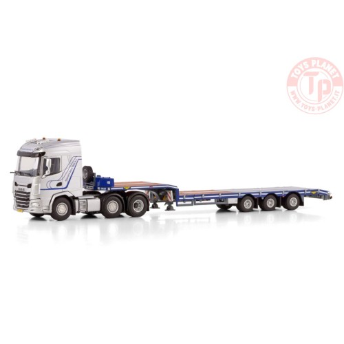 DAF XG 6X2 TWIN STEER SEMI LOW LOADER - 3 AXLE MULDER MONTAGE WSI 01-4405 WSI MODELS