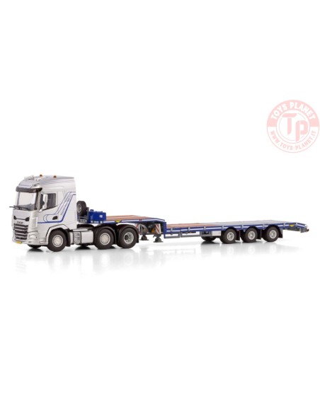 DAF XG 6X2 TWIN STEER SEMI LOW LOADER - 3 AXLE MULDER MONTAGE WSI 01-4405 WSI MODELS