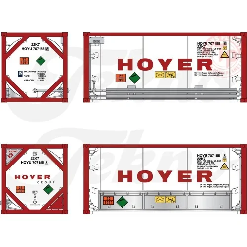 Hoyer 20ft (resin) Gascontainer Hoyer TEKNO 83385 TEKNO