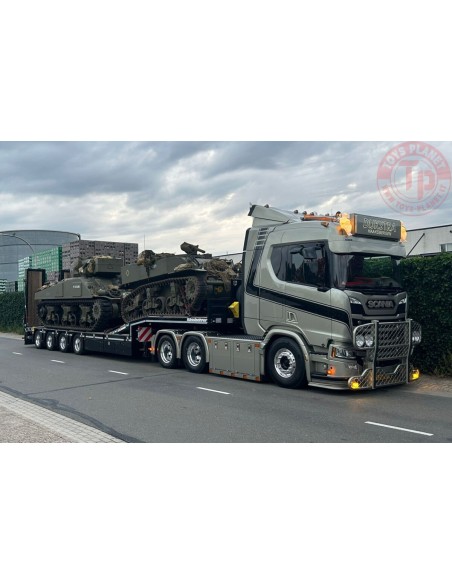 SCANIA R NORMAL CR20N 6X2 TAG AXLE SEMI LOW LOADER WITH RAMPS - 4 AXLE Dijkstra WSI 01-4479 WSI MODELS SCANIA R NORMAL CR20N 6X2 TAG AXLE SEMI LOW LOADER WITH RAMPS - 4 AXLE Dijkstra WSI 01-4479 WSI MODELS
