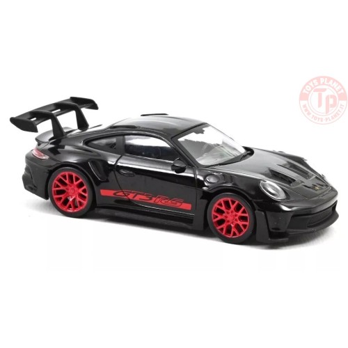 PORSCHE 911 GT3 RS 2022 BLACK AND RED STICKERS JET CAR 1:43 NV750062 NOREV