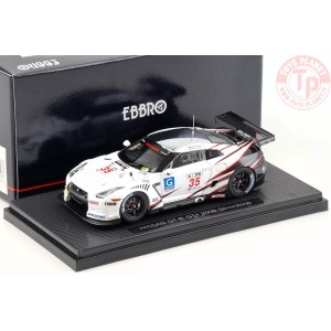 2009 nissan gt-r gt1 silverstone n35, white/black/red 1/43 EBBRO 44305 EBBRO