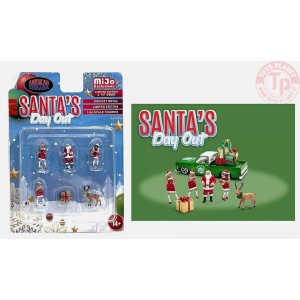 santa's day out figure set 1:64 AD76508 AMERICAN DIORAMA