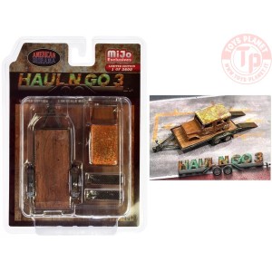 Metal Trailer and body haul n go 3 1:64 AD76522 AMERICAN DIORAMA