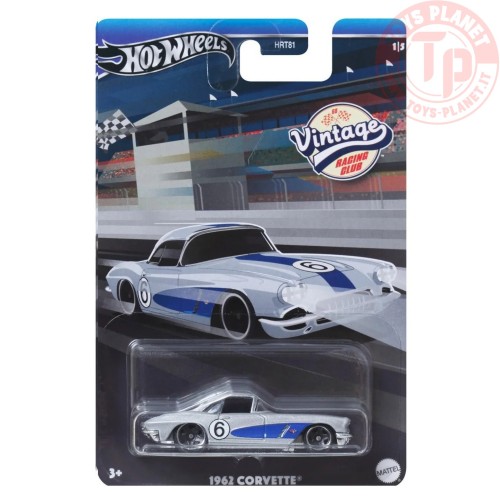 1962 CORVETTE 1:64 HOT WHEELS HRV06 HOT WHEELS