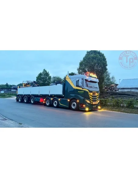 IVECO S-WAY AS LOW 6X2 TWIN STEER BRICK TRAILER - 3 AXLE BRONSEMA STROOBOS WSI 01-4254 WSI MODELS IVECO S-WAY AS LOW 6X2 TWIN STEER BRICK TRAILER - 3 AXLE BRONSEMA STROOBOS WSI 01-4254 WSI MODELS