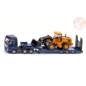 MAN truck with low loader and JCB wheel loader 1:87 SIKU 3534 SIKU 1:87