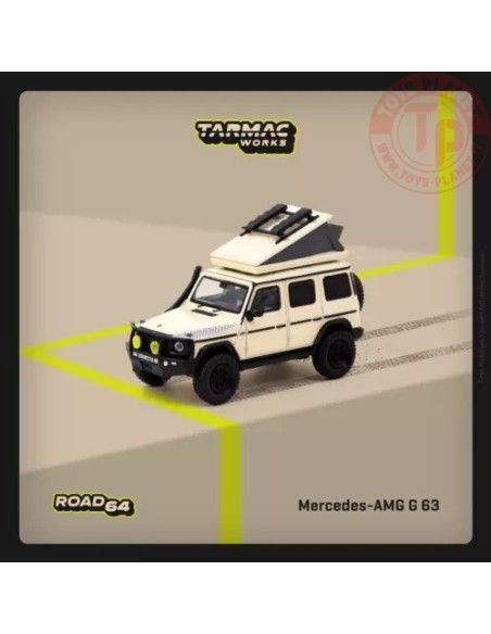 mercedes amg g63 camping beige/white 1/64 TARMAC T64R040Camp TARMAC WORKS