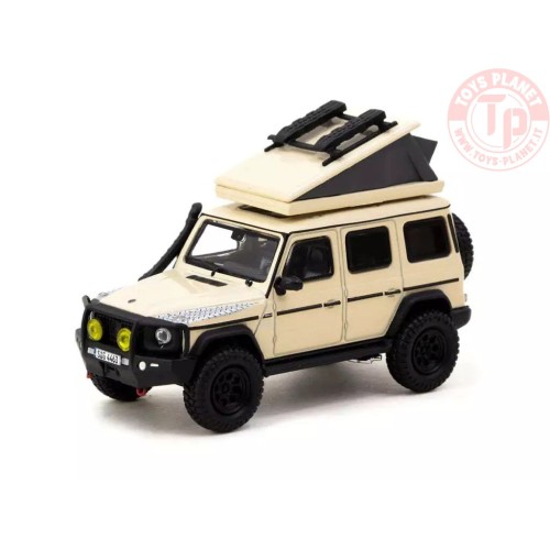 mercedes amg g63 camping beige/white 1/64 TARMAC T64R040Camp TARMAC WORKS