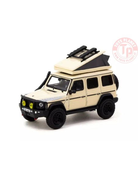 mercedes amg g63 camping beige/white 1/64 TARMAC T64R040Camp TARMAC WORKS