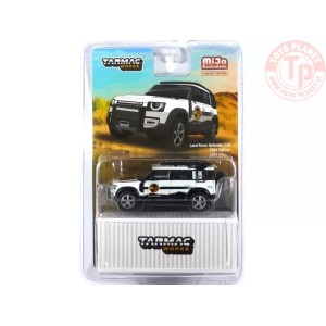 land rover defender 110 trek edition white/black 1/64 TARMAC TC-T64G-020-TREK TARMAC WORKS