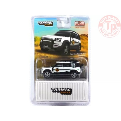 land rover defender 110 trek edition white/black 1/64 TARMAC TC-T64G-020-TREK TARMAC WORKS
