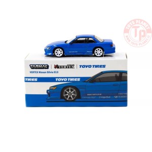 nissan silvia s13 vertex toyo tires blue metallic 1/64 TARMAC TC-T64G-025-BL TARMAC WORKS