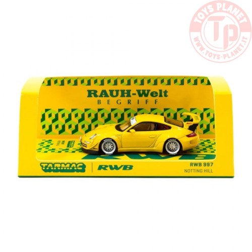 porsche rwb 997 notting hill yellow 1/64 TARMAC T64-057NO TARMAC WORKS