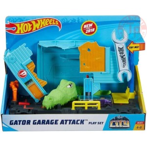 PISTA ALLIGATORE ATTACCO AL GARAGE 1:64 HOT WHEELS FVB06 HOT WHEELS