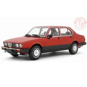 Alfetta 2.0i Quadrifoglio Oro E.E. 1983-84 Rosso 1/18 LM171C LAUDORACING