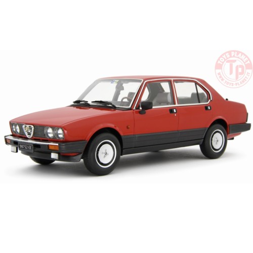 Alfetta 2.0i Quadrifoglio Oro E.E. 1983-84 Rosso 1/18 LM171C LAUDORACING