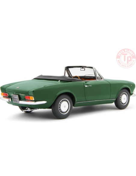 Fiat 124 Sport Spider AS (1438 cc.) 1968 verde 1/18 LM172D LAUDORACING
