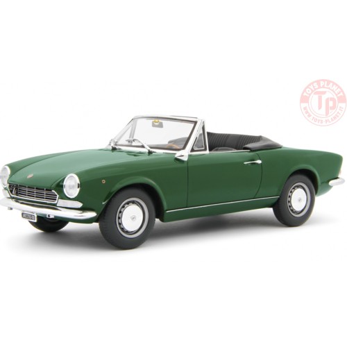 Fiat 124 Sport Spider AS (1438 cc.) 1968 verde 1/18 LM172D LAUDORACING