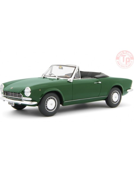 Fiat 124 Sport Spider AS (1438 cc.) 1968 verde 1/18 LM172D LAUDORACING