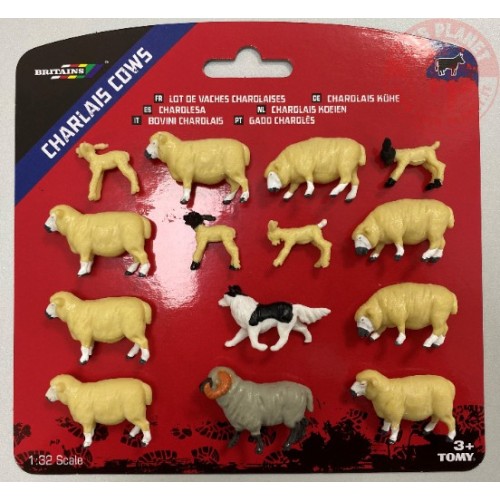 Pecore 1:32 BRITAINS 43282 ANIMALI E ACCESSORI PLASTICO