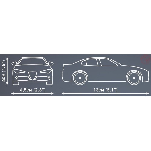 Giulia Quadrifoglio Rosso COBI 24604 COBI