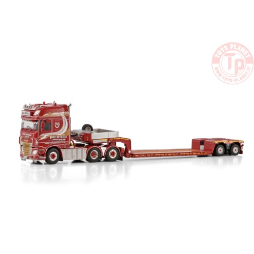DAF XF SUPER SPACE CAB 6X2 TAG AXLE EURO PX LOW LOADER - 2 AXLE John O'Neill WSI 01-4451 WSI MODELS