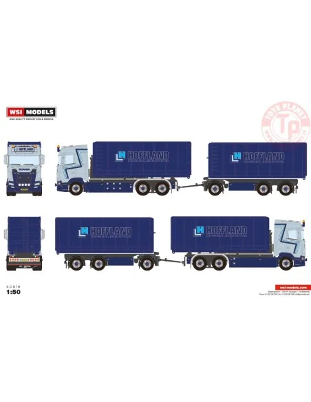 SCANIA S NORMAL CS20N WITH HOOKLIFT SYSTEM 6X2 TAG AXLE RIGED TRUCK DRAWBAR WITH HOOKLIFT SYSTEM HOFFLAND BV WSI 01-4398 WSI ...