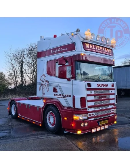 SCANIA 4 SERIES TOPLINE 4X2 MALIEPAARD TRANSPORT 1:18 WSI 01-4486 WSI MODELS