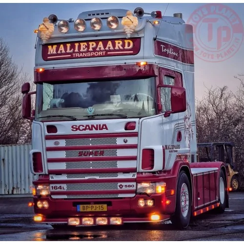 SCANIA 4 SERIES TOPLINE 4X2 MALIEPAARD TRANSPORT 1:18 WSI 01-4486 WSI MODELS