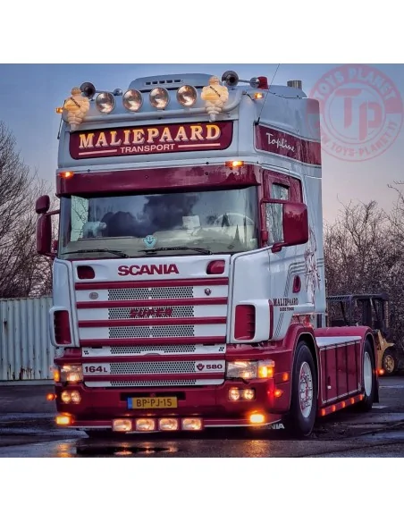 SCANIA 4 SERIES TOPLINE 4X2 MALIEPAARD TRANSPORT 1:18 WSI 01-4486 WSI MODELS