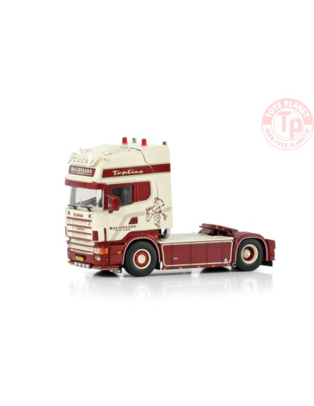 SCANIA 4 SERIES TOPLINE 4X2 MALIEPAARD TRANSPORT 1:18 WSI 01-4486 WSI MODELS