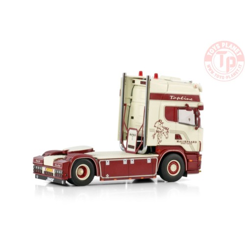 SCANIA 4 SERIES TOPLINE 4X2 MALIEPAARD TRANSPORT 1:18 WSI 01-4486 WSI MODELS