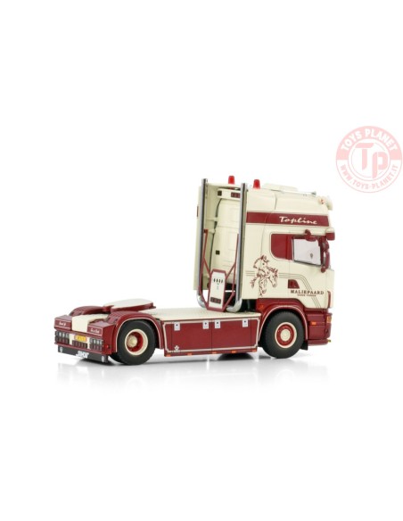SCANIA 4 SERIES TOPLINE 4X2 MALIEPAARD TRANSPORT 1:18 WSI 01-4486 WSI MODELS