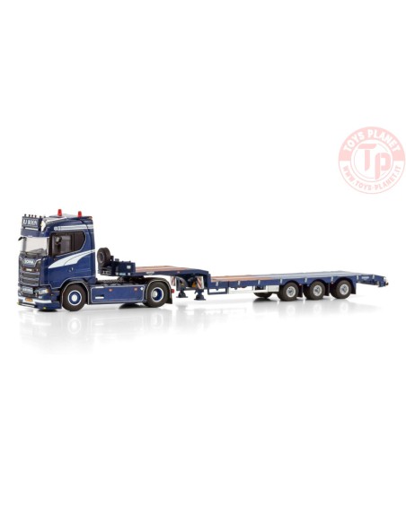 SCANIA S NORMAL CS20N 4X2 SEMI LOW LOADER - 3 AXLE R.J. BOON TRANSPORT WSI 01-4416 WSI MODELS