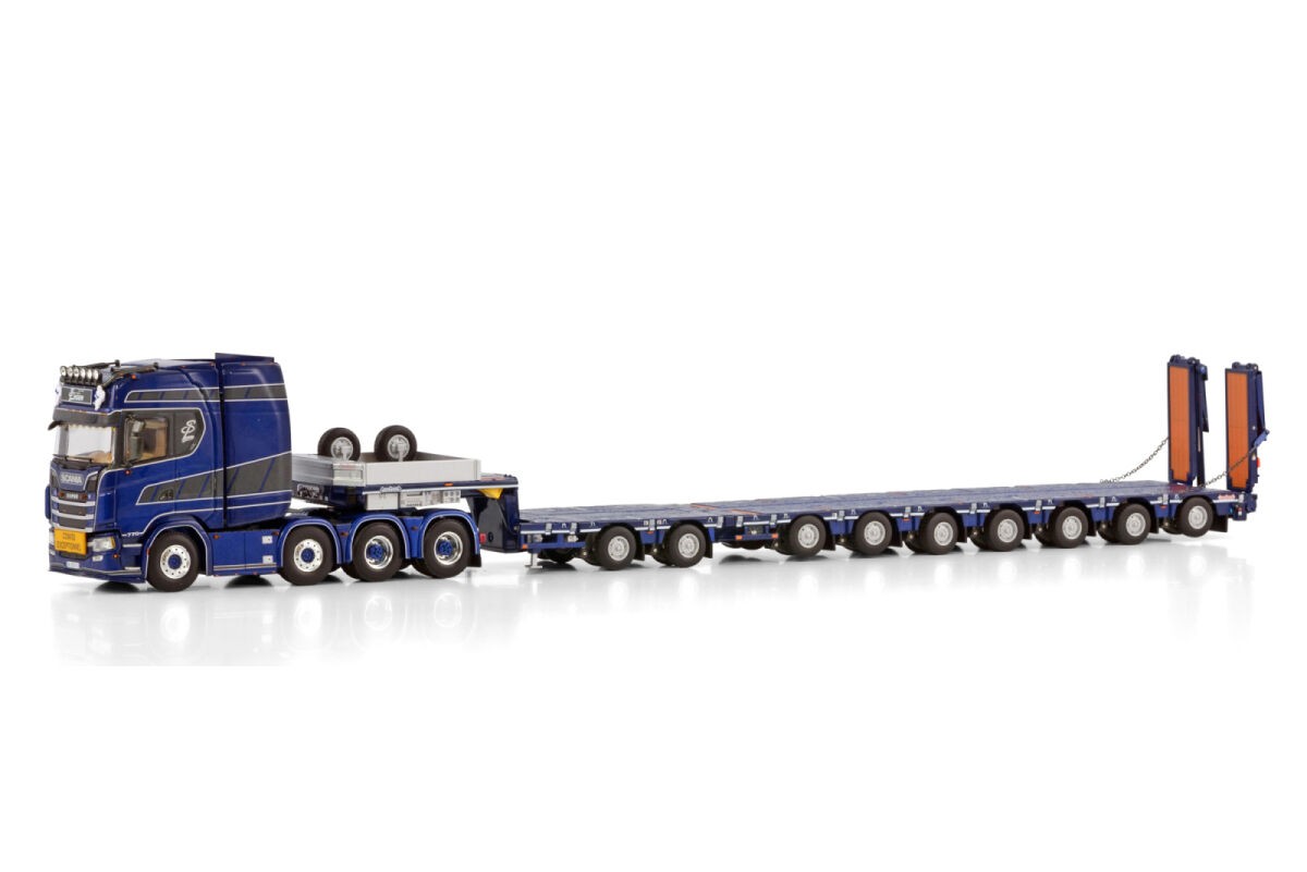WSI 01-4145 SCANIA S HIGHLINE CS20H 8X4 NOOTEBOOM MANOOVR WITH 2 AX