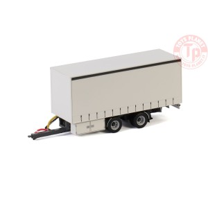 CENTRE-AXLED DRAWBAR CURTAINSIDE TRAILER - 2 AXLE - White Line WSI 03-2030 WSI MODELS