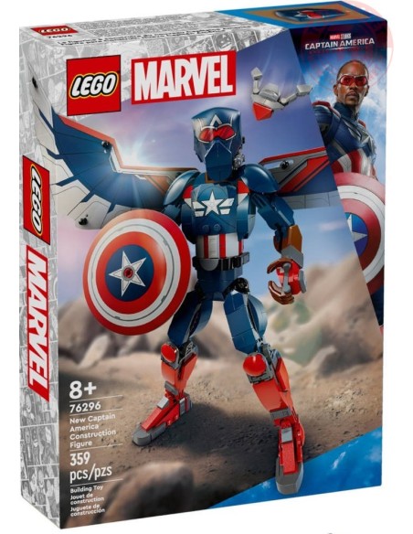 Nuovo personaggio costruibile di Captain America LEGO MARVEL 76296 LEGO