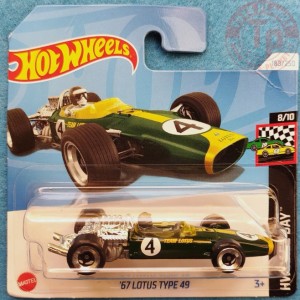 67 LOTUS TYPE 49 1/64 HOT WHEELS HTD99 HOT WHEELS