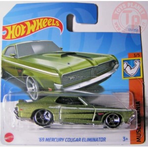 69 MERCURY COUGAR ELIMINATOR 1/64 HOT WHEELS HTD98 HOT WHEELS