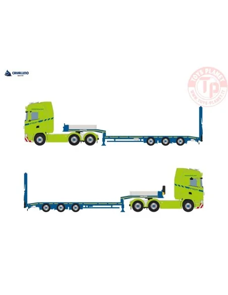 Scania S Highline Nordic Crane con semirimorchio con rampe CAVALLINO 20-1268 CAVALLINO