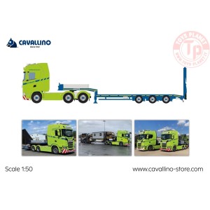Scania S Highline Nordic Crane con semirimorchio con rampe CAVALLINO 20-1268 CAVALLINO